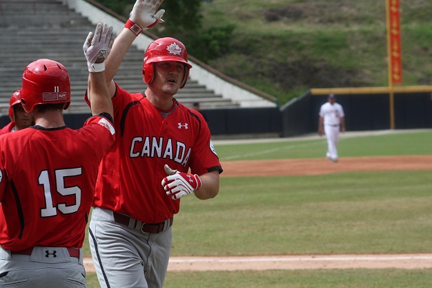Canada opens exhibition series with win