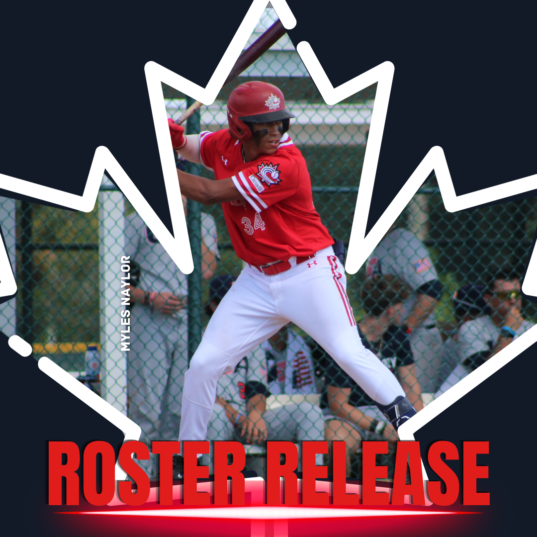 Baseball Canada announces Junior National Team roster for the WBSC U-18 Baseball World Cup