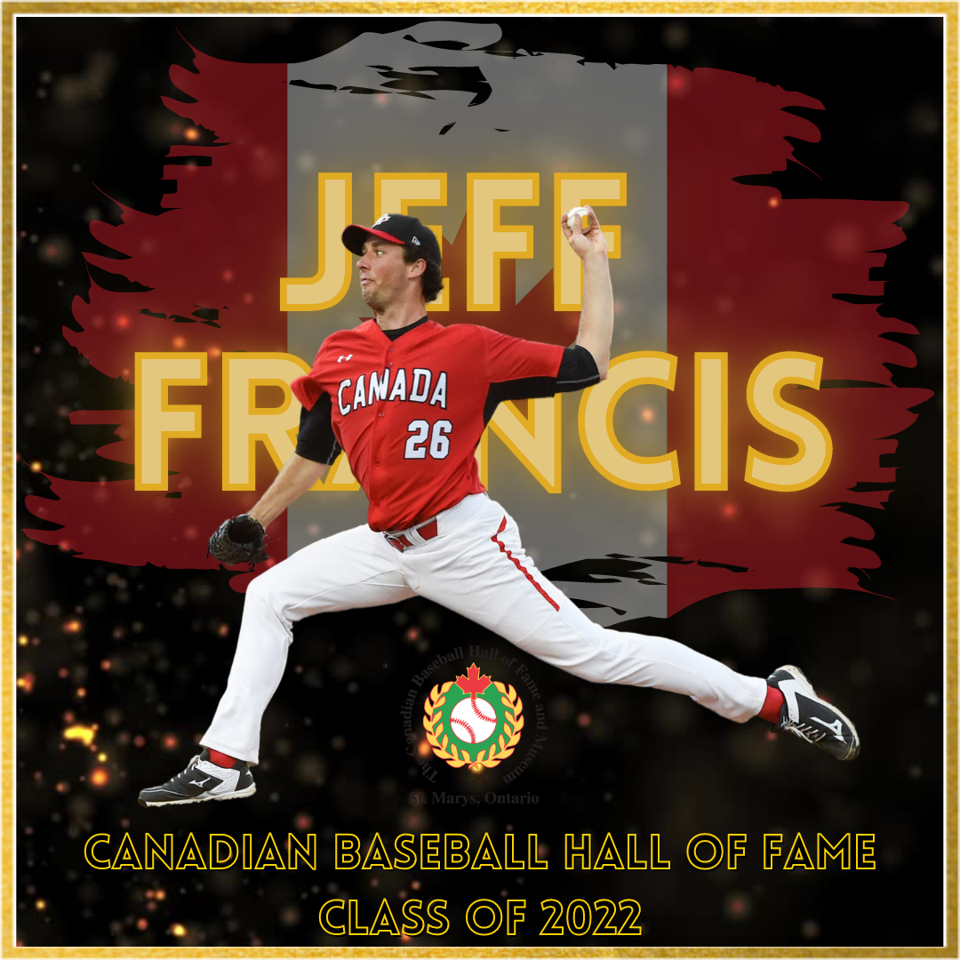 Jeff Francis elected to Canadian Baseball Hall of Fame
