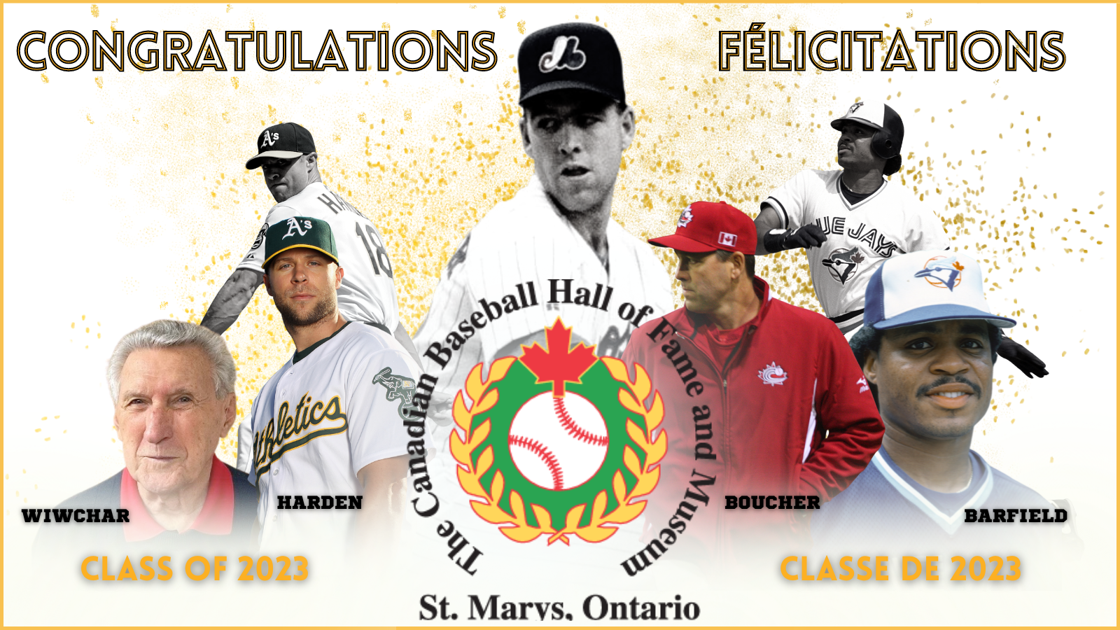 Boucher, Barfield, Harden, Wiwchar to be inducted into Canadian Baseball Hall of Fame