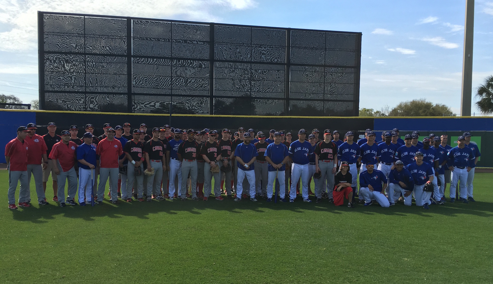 Canadians rule the day as Jays and juniors get together for annual match-up
