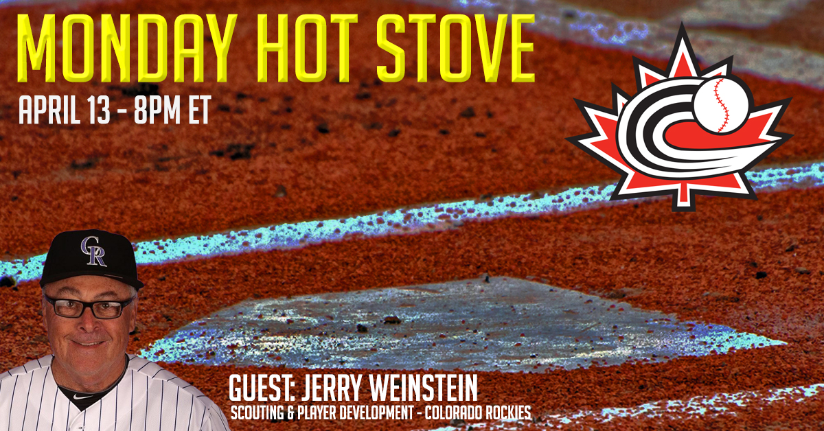 REGISTER: Monday Hot Stove with Jerry Weinstein