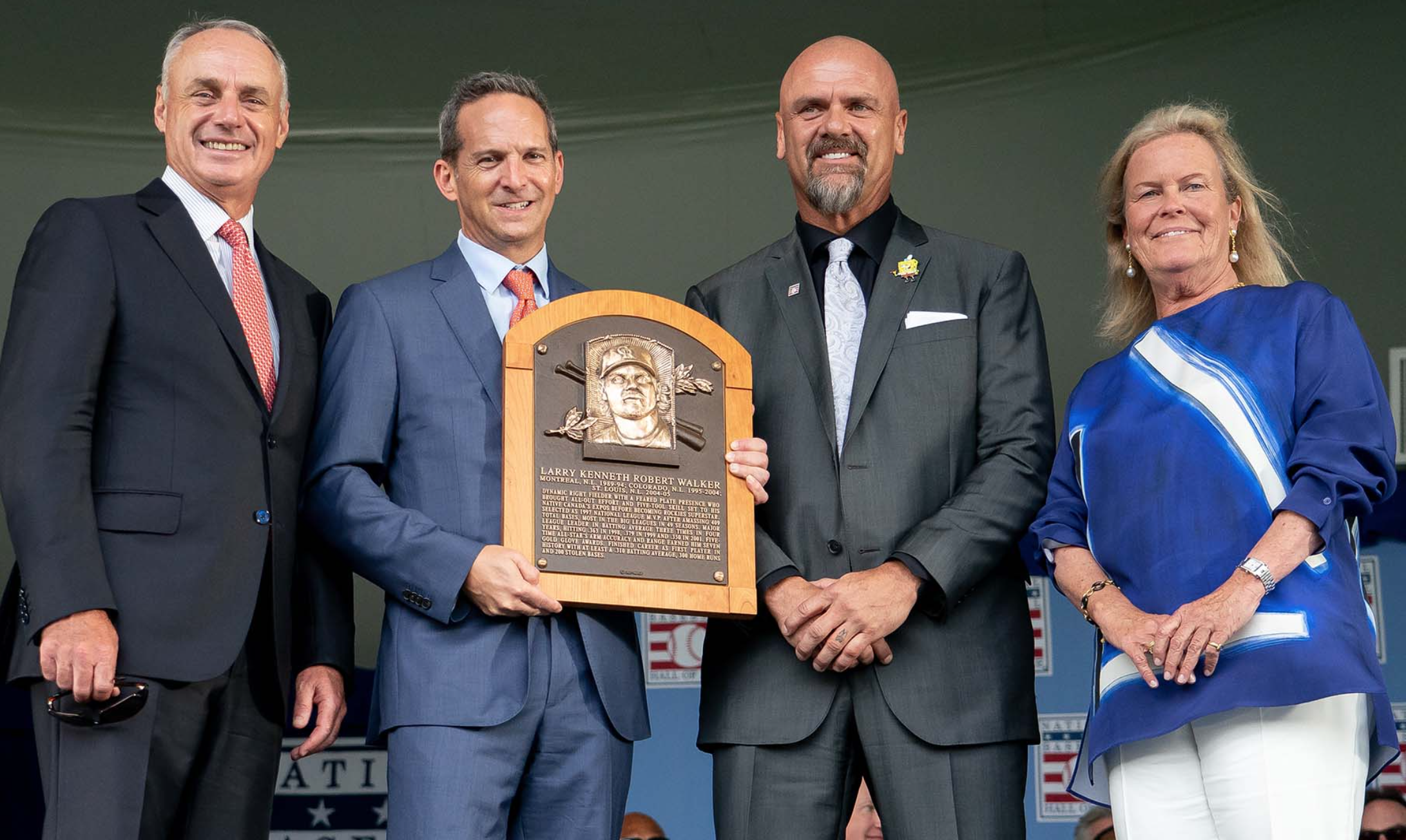 Larry Walker inducted into National Baseball Hall of Fame